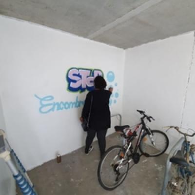 2020 Chantier éducatif rénovation local à Vélo